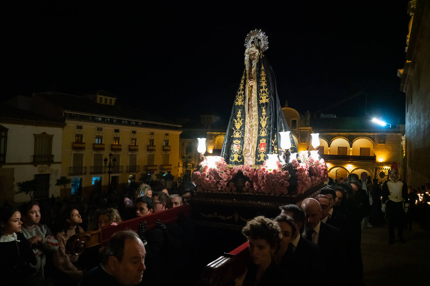 Procesión de la Santísima Virgen de la Soledad de Lorca, en imágenes