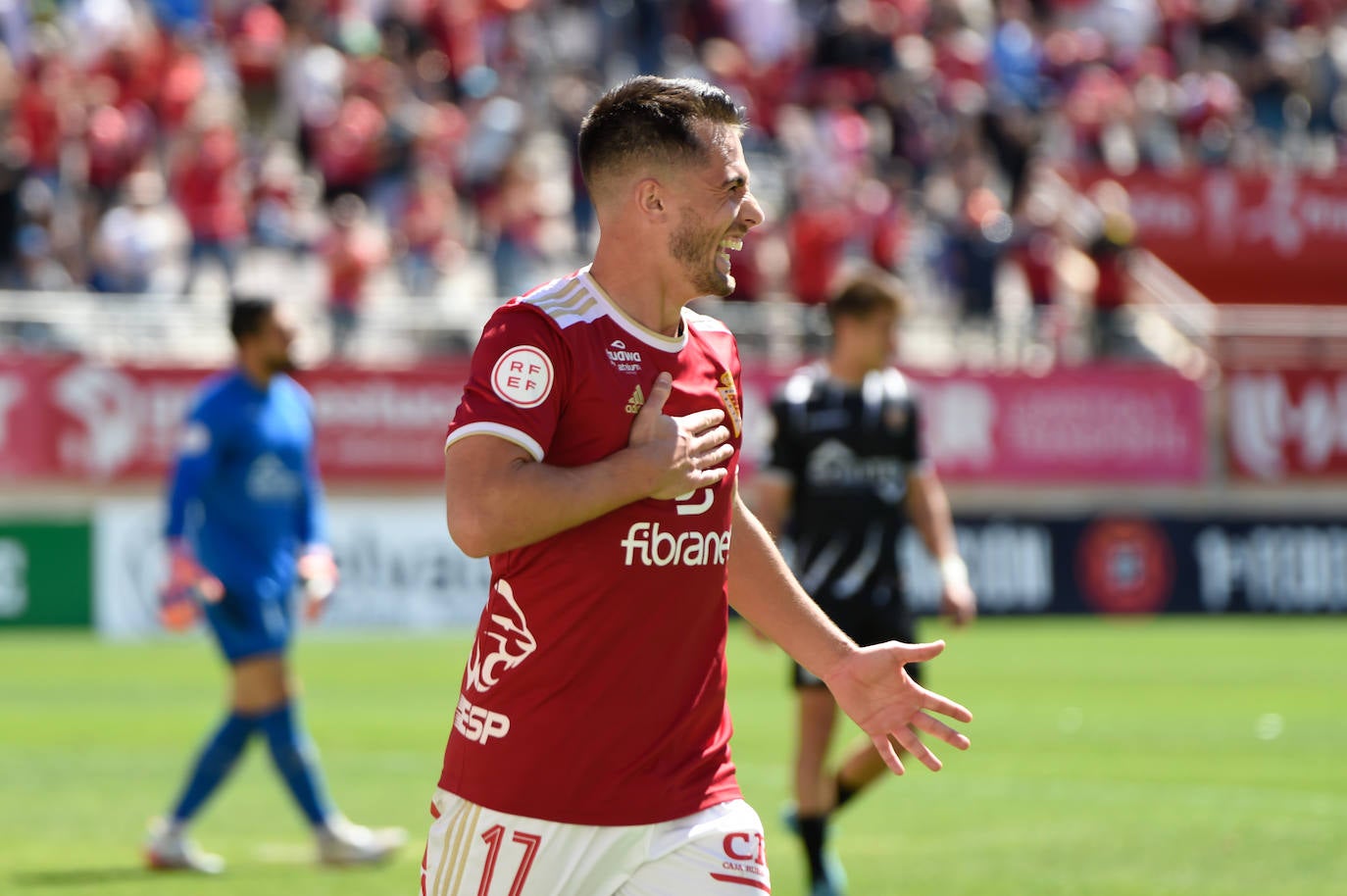 La victoria del Real Murcia frente al Cornellà, en imágenes