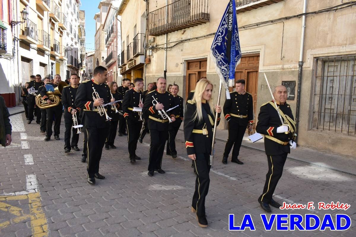 La procesión del Domingo de Ramos recorre la calle Mayor y La Corredera de Caravaca
