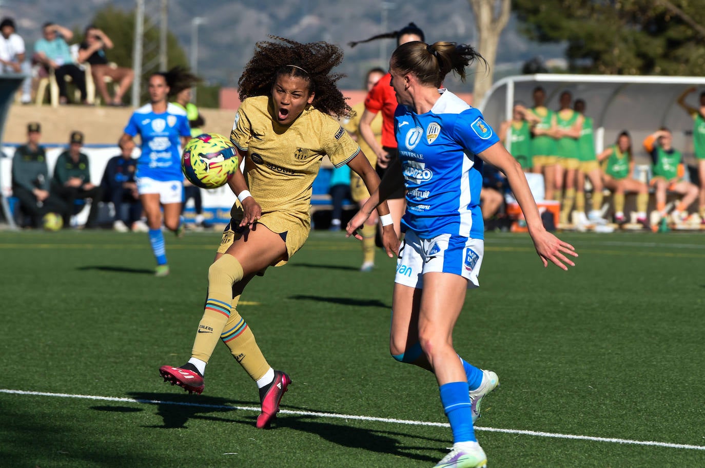 Digna derrota del Alhama ante el Barça (0-2)