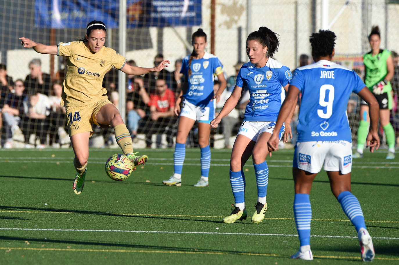 Digna derrota del Alhama ante el Barça (0-2)