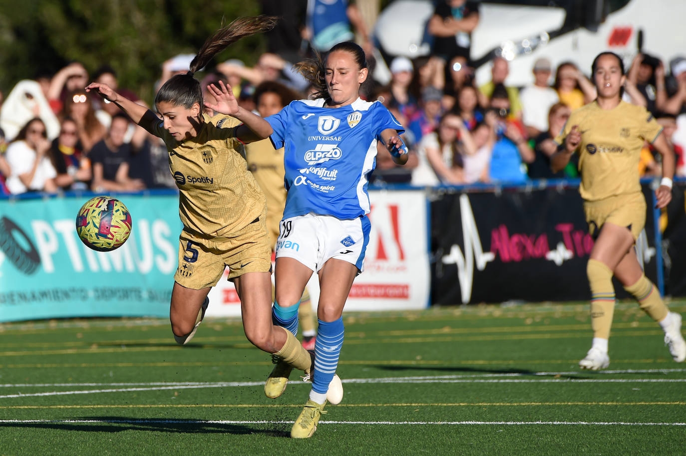 Digna derrota del Alhama ante el Barça (0-2)