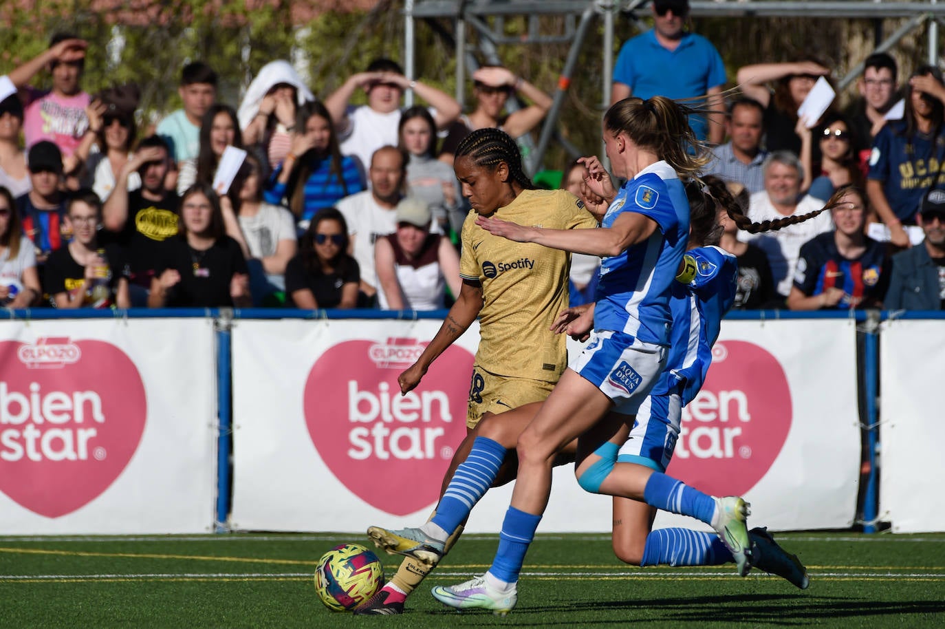 Digna derrota del Alhama ante el Barça (0-2)