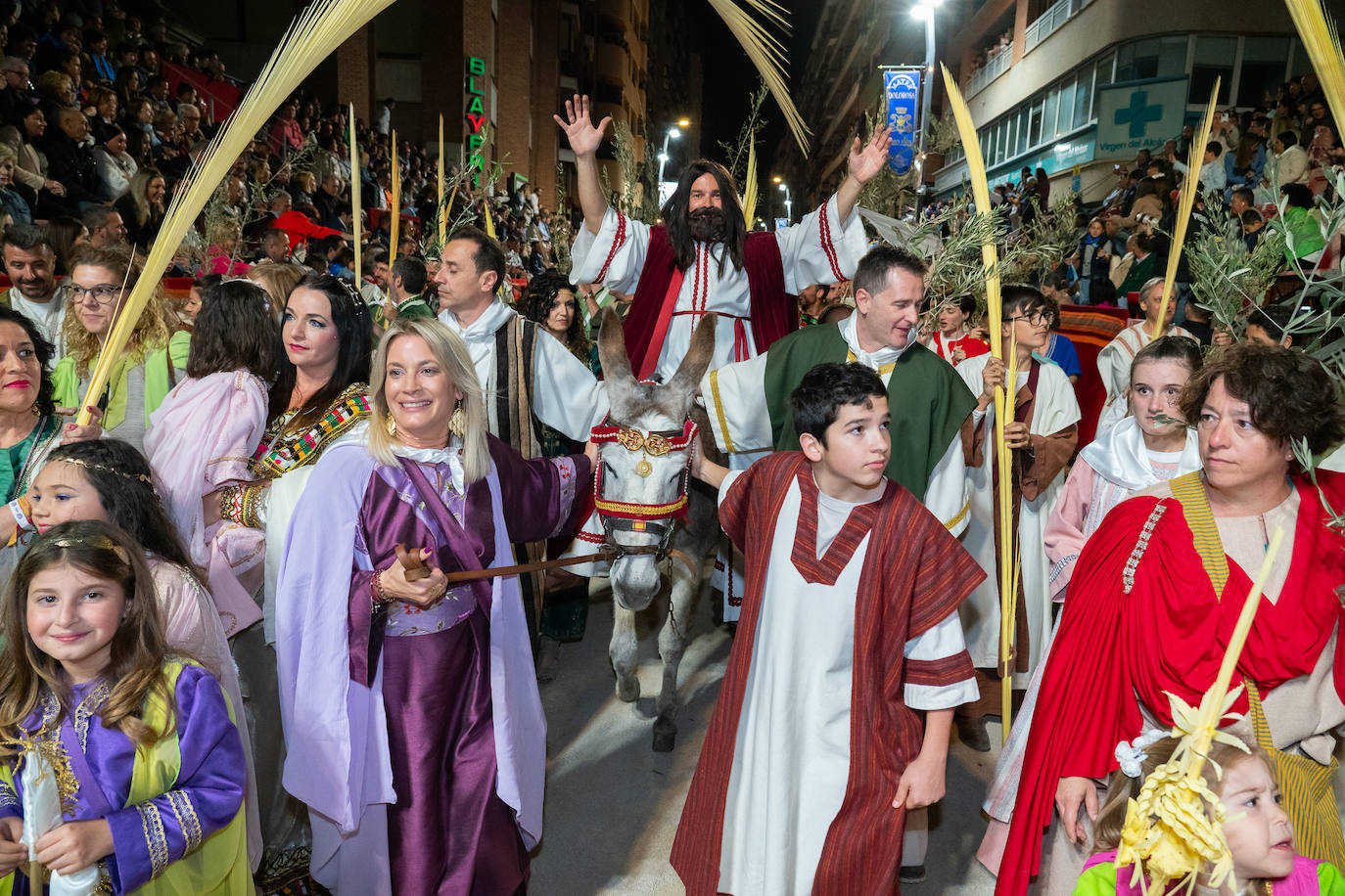 Las imágenes del desfile de Domingo de Ramos en Lorca