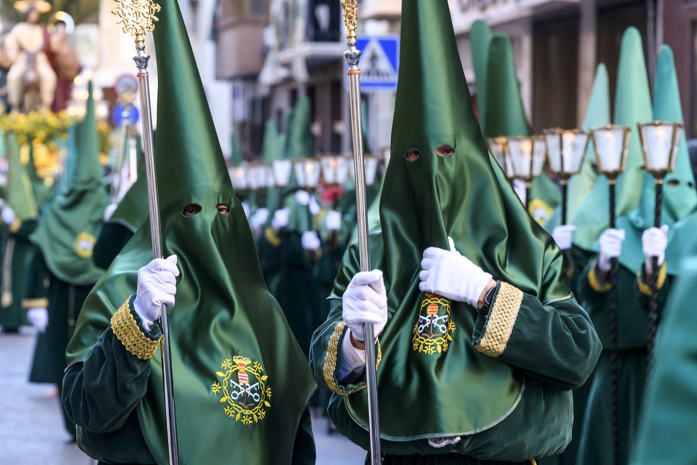 Procesión del Domingo de Ramos en Murcia