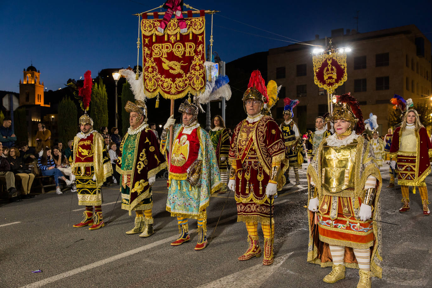 La Centuria Romana de Los Armaos continuó por detras a la imagen de Salzillo con sus huestes 