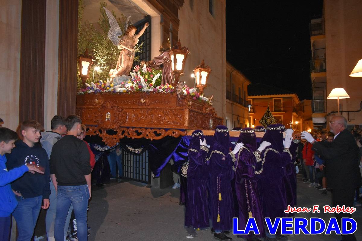 La Oración del Huerto estrenó el nuevo trono del paso morado