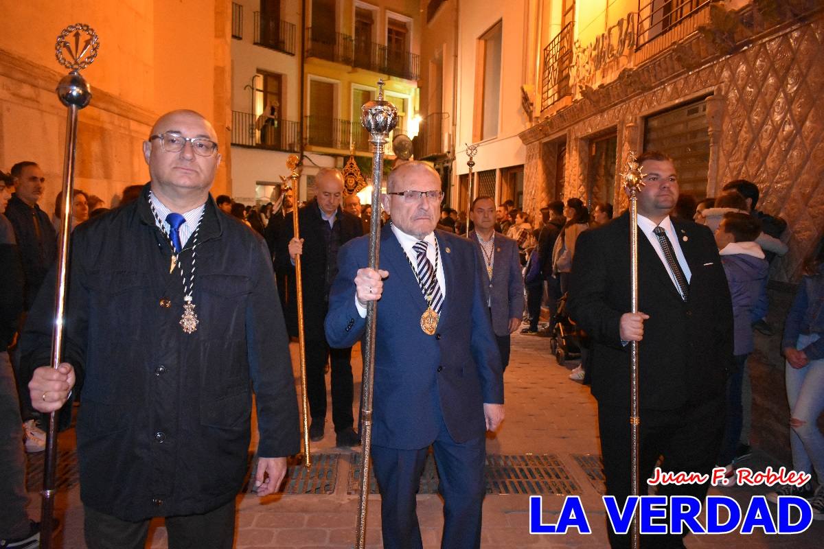 La Oración del Huerto estrenó el nuevo trono del paso morado