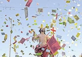 Procesión de Domingo de Resurrección en Orihuela, en una imagen de archivo.