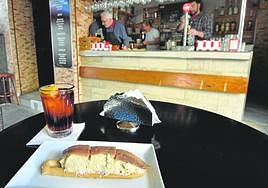 Marinera y vermú casero.