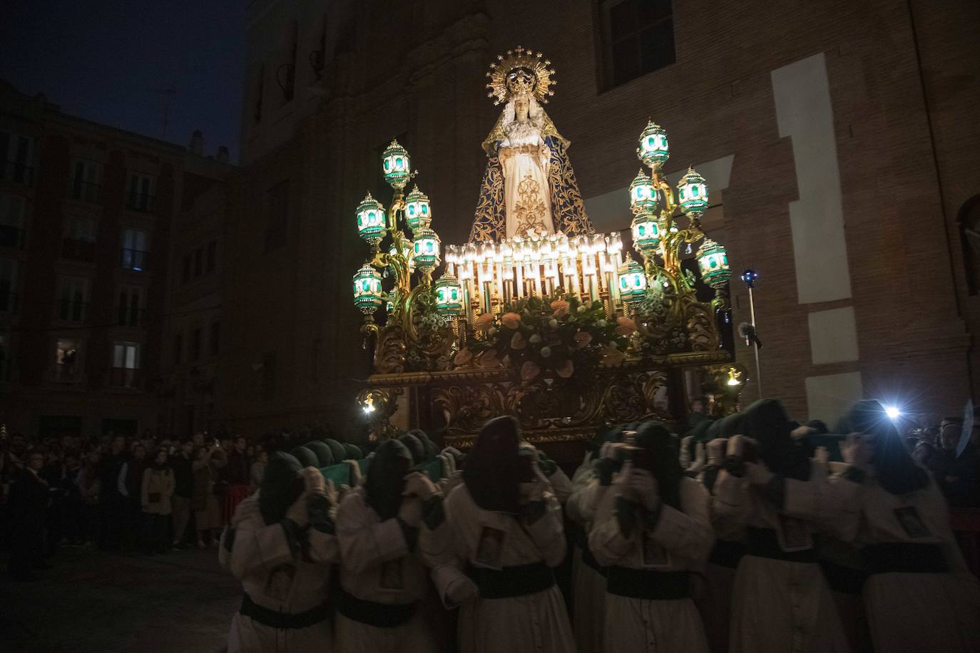 Las imágenes de la procesión del Silencio el Jueves Santo en Cartagena