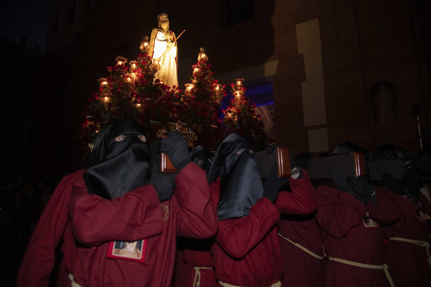 Las imágenes de la procesión del Silencio el Jueves Santo en Cartagena