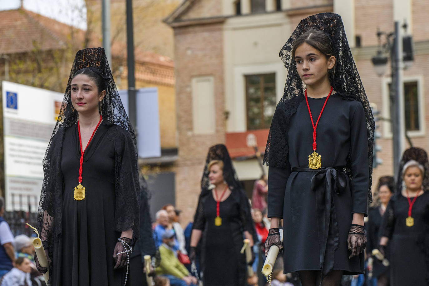 Las imágenes de la procesión de la Sangre del Jueves Santo en Murcia