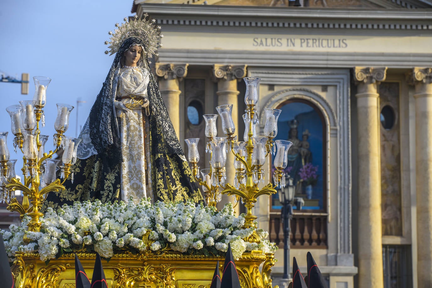 Las imágenes de la procesión de la Sangre del Jueves Santo en Murcia