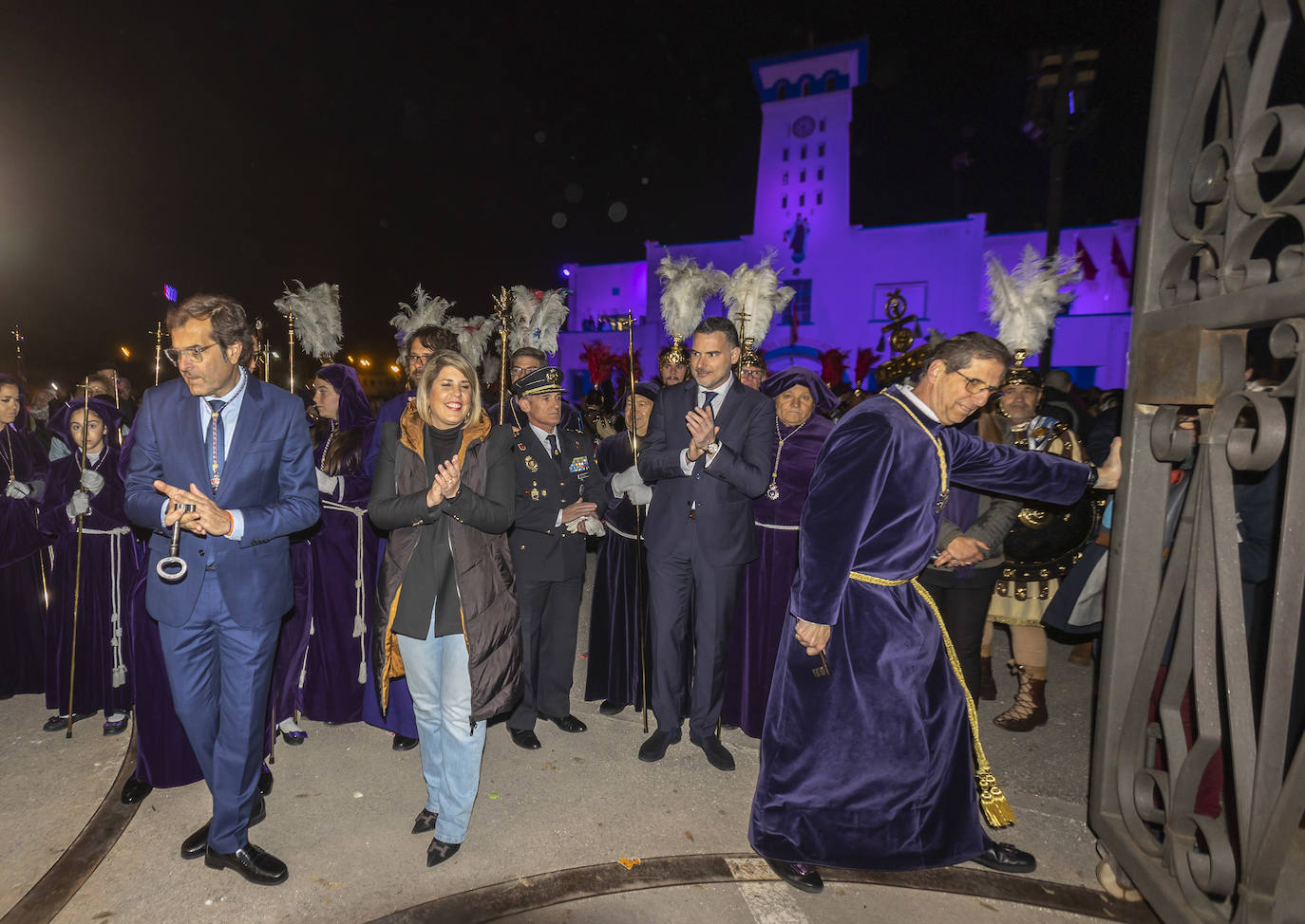 El Encuentro del Viernes Santo de Cartagena, en imágenes