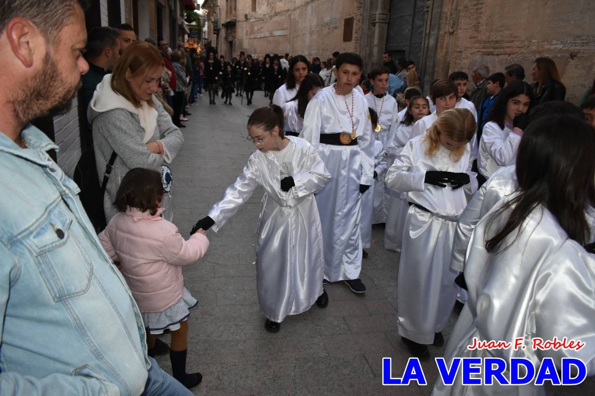 La Virgen Blanca reinó en la tarde del Jueves Santo