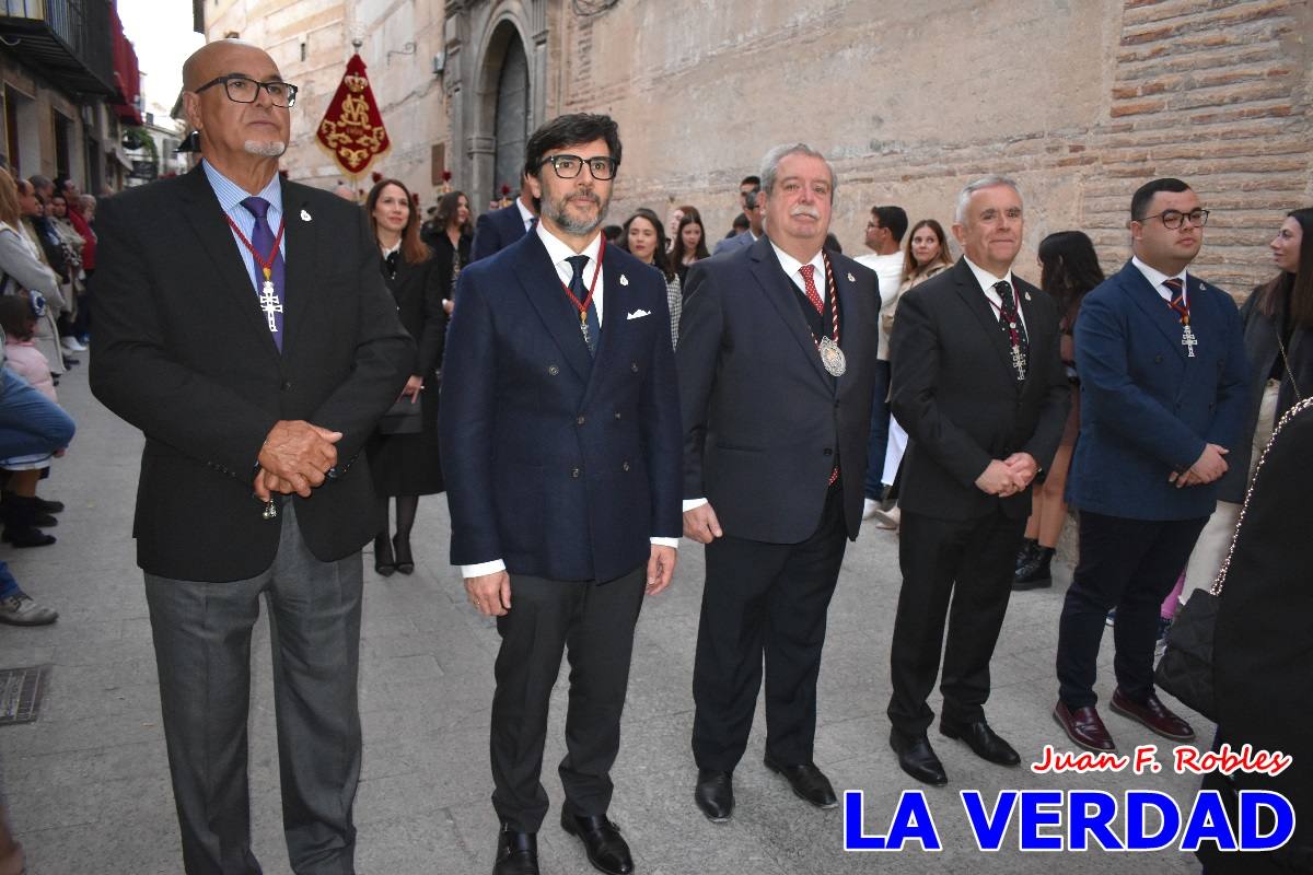 La Virgen Blanca reinó en la tarde del Jueves Santo