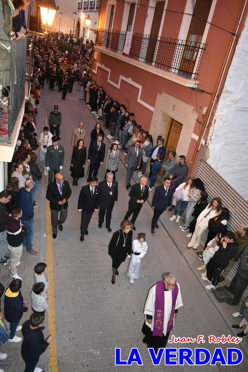 La Virgen Blanca reinó en la tarde del Jueves Santo