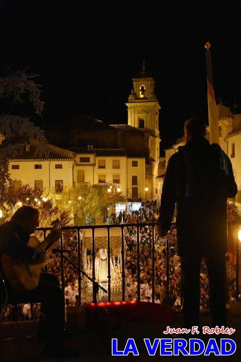La Virgen Blanca reinó en la tarde del Jueves Santo