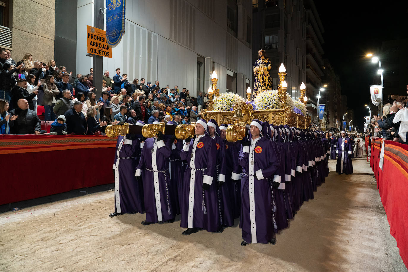 Las imágenes de la procesión del Jueves Santo en Lorca