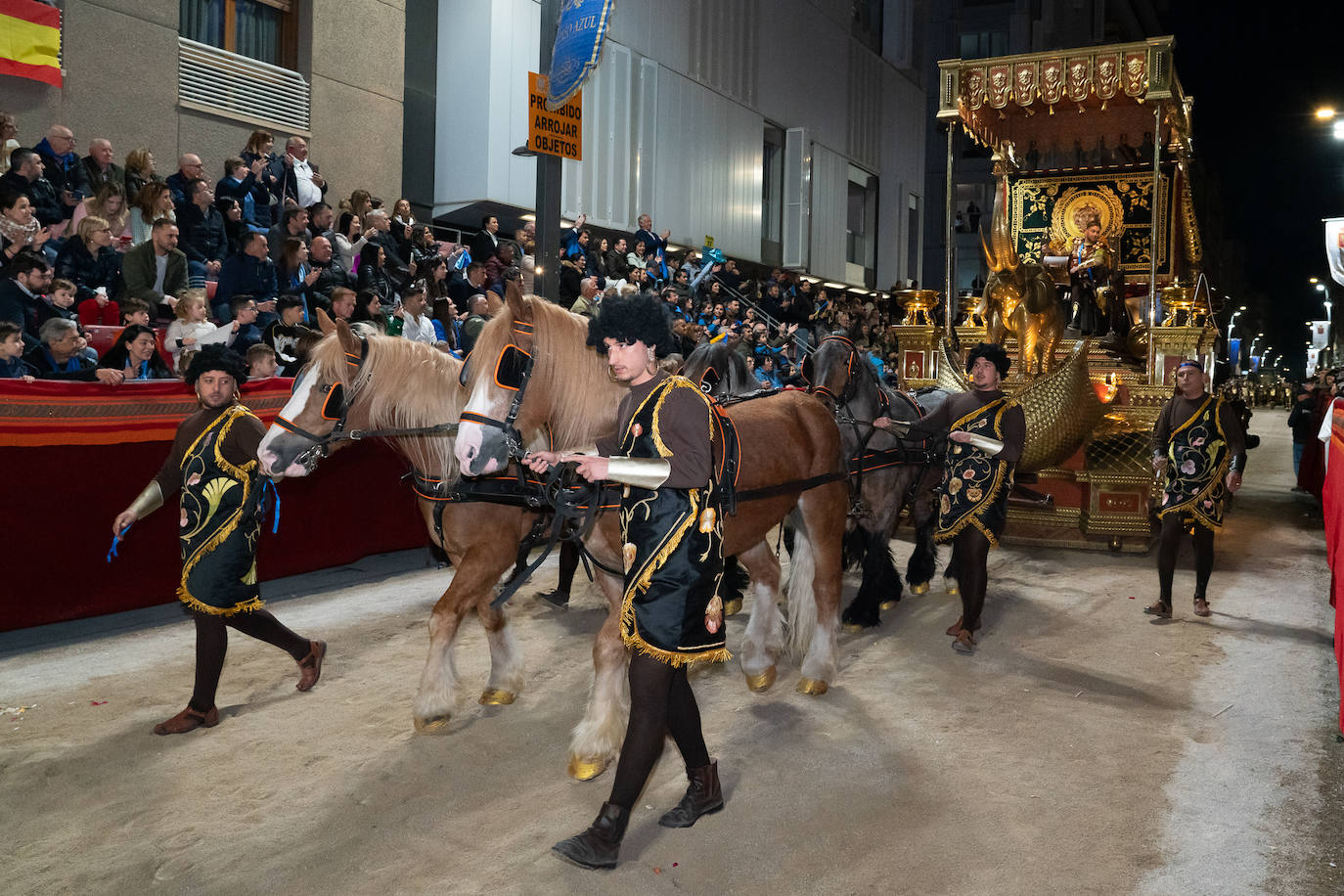 Las imágenes de la procesión del Jueves Santo en Lorca