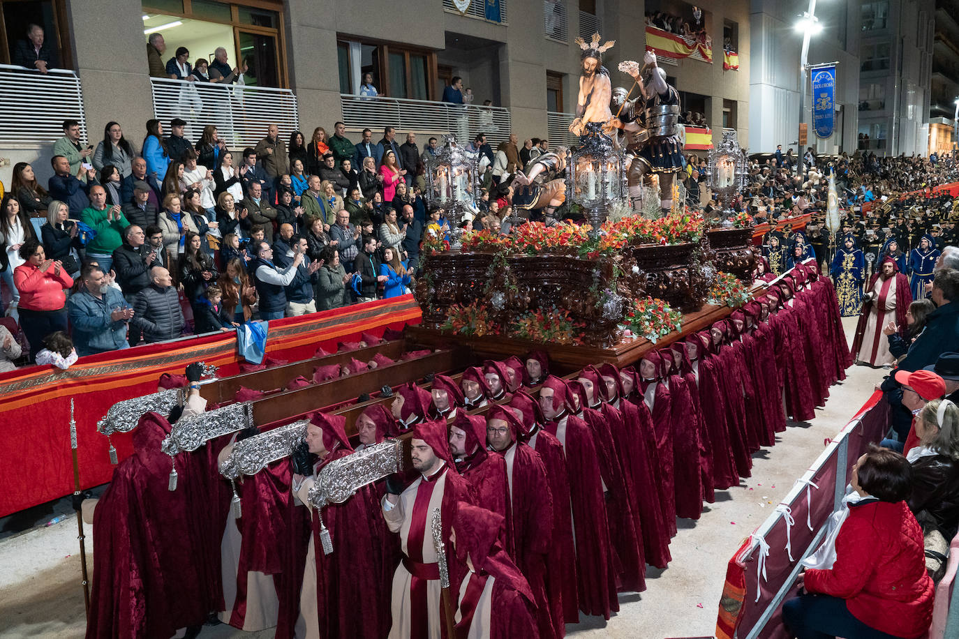 Las imágenes de la procesión del Jueves Santo en Lorca
