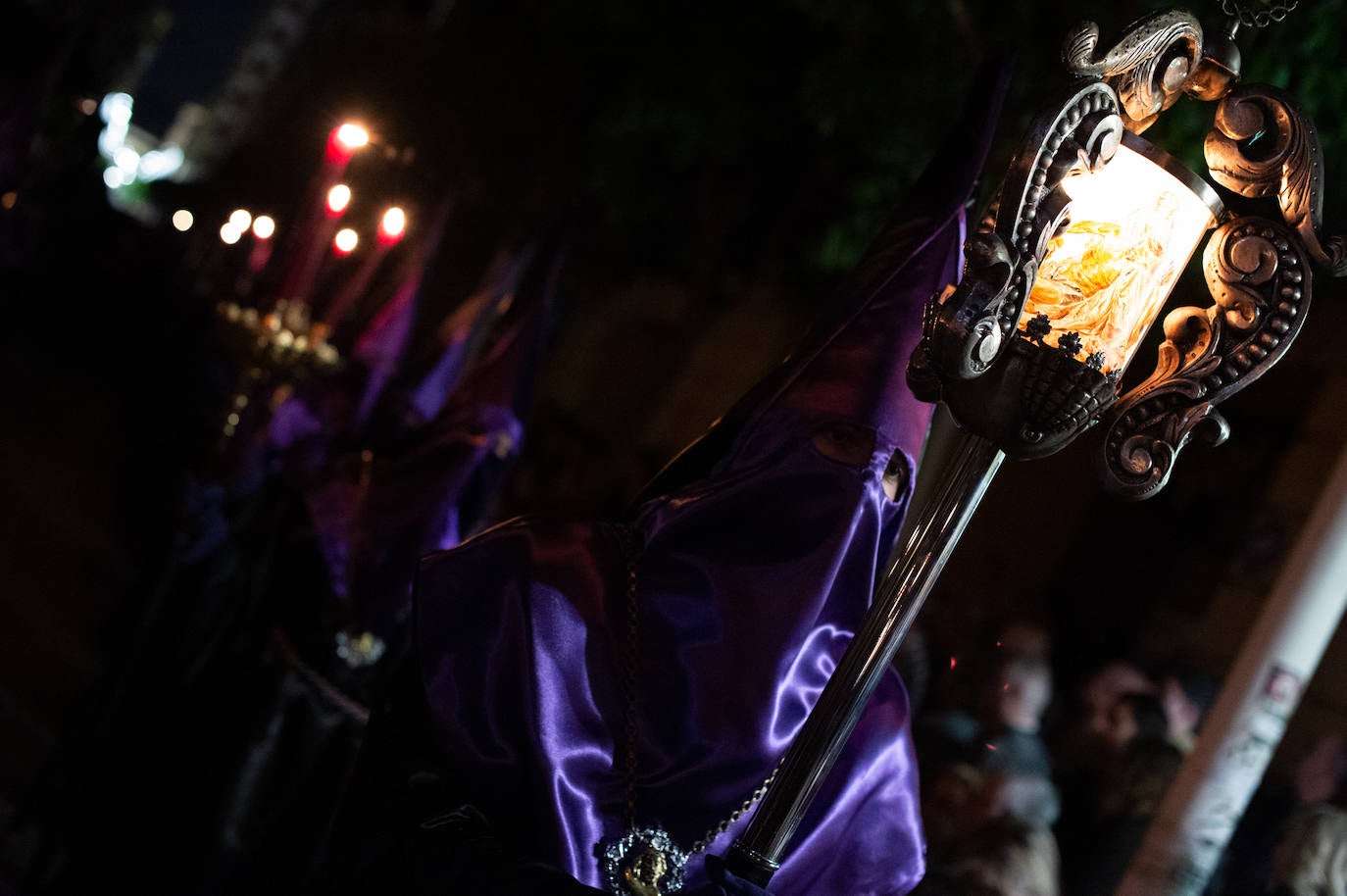 Las imágenes de la procesión del Silencio el Jueves Santo en Murcia