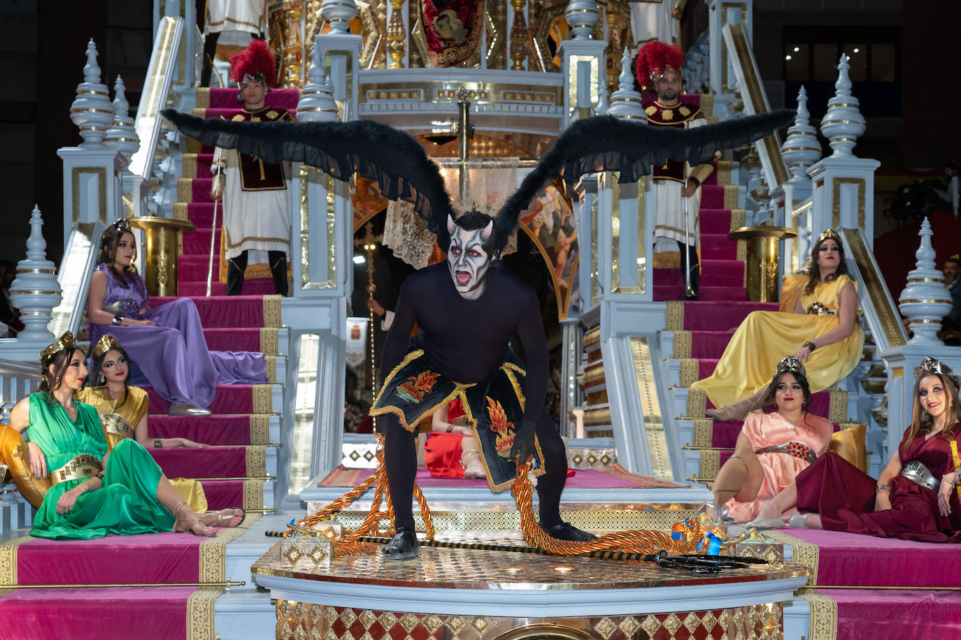 Imágenes del Paso Azul de Lorca en el Viernes Santo