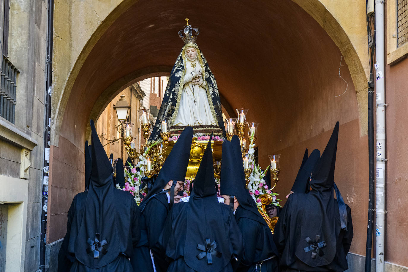 Las imágenes de la procesión de Nuestra Señora del Rosario