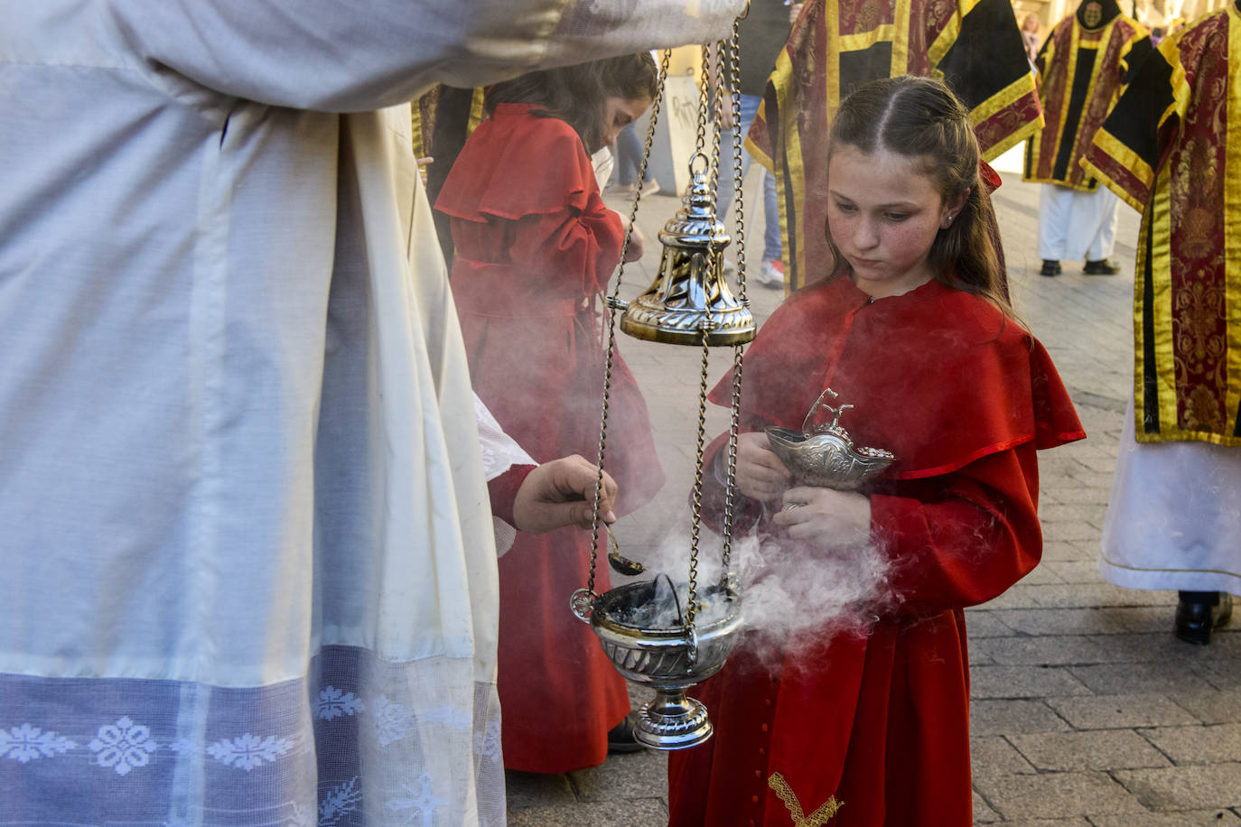 Las imágenes de la procesión de Nuestra Señora del Rosario