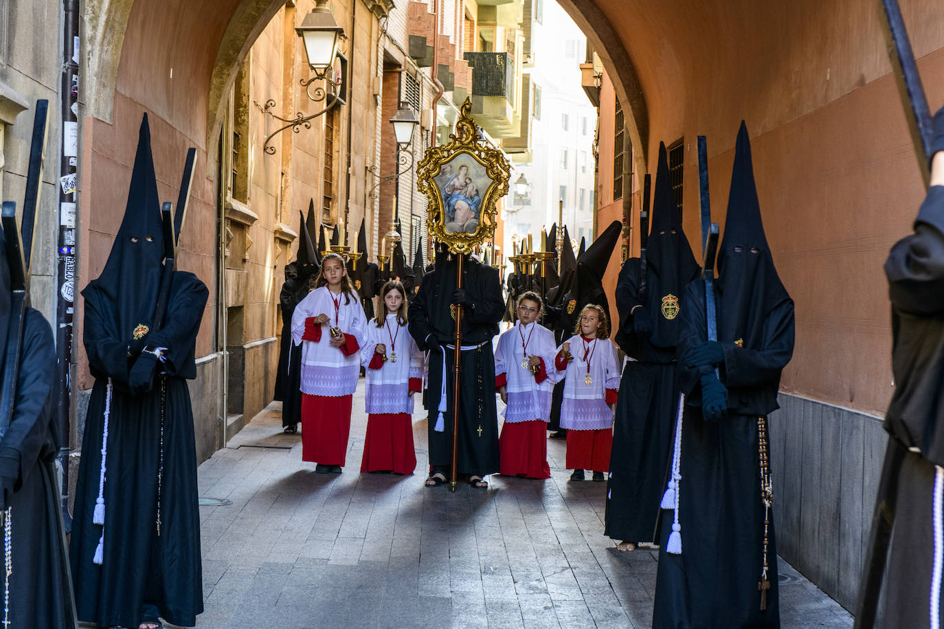 Las imágenes de la procesión de Nuestra Señora del Rosario