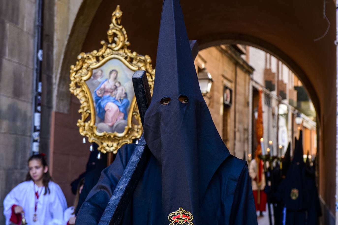 Las imágenes de la procesión de Nuestra Señora del Rosario