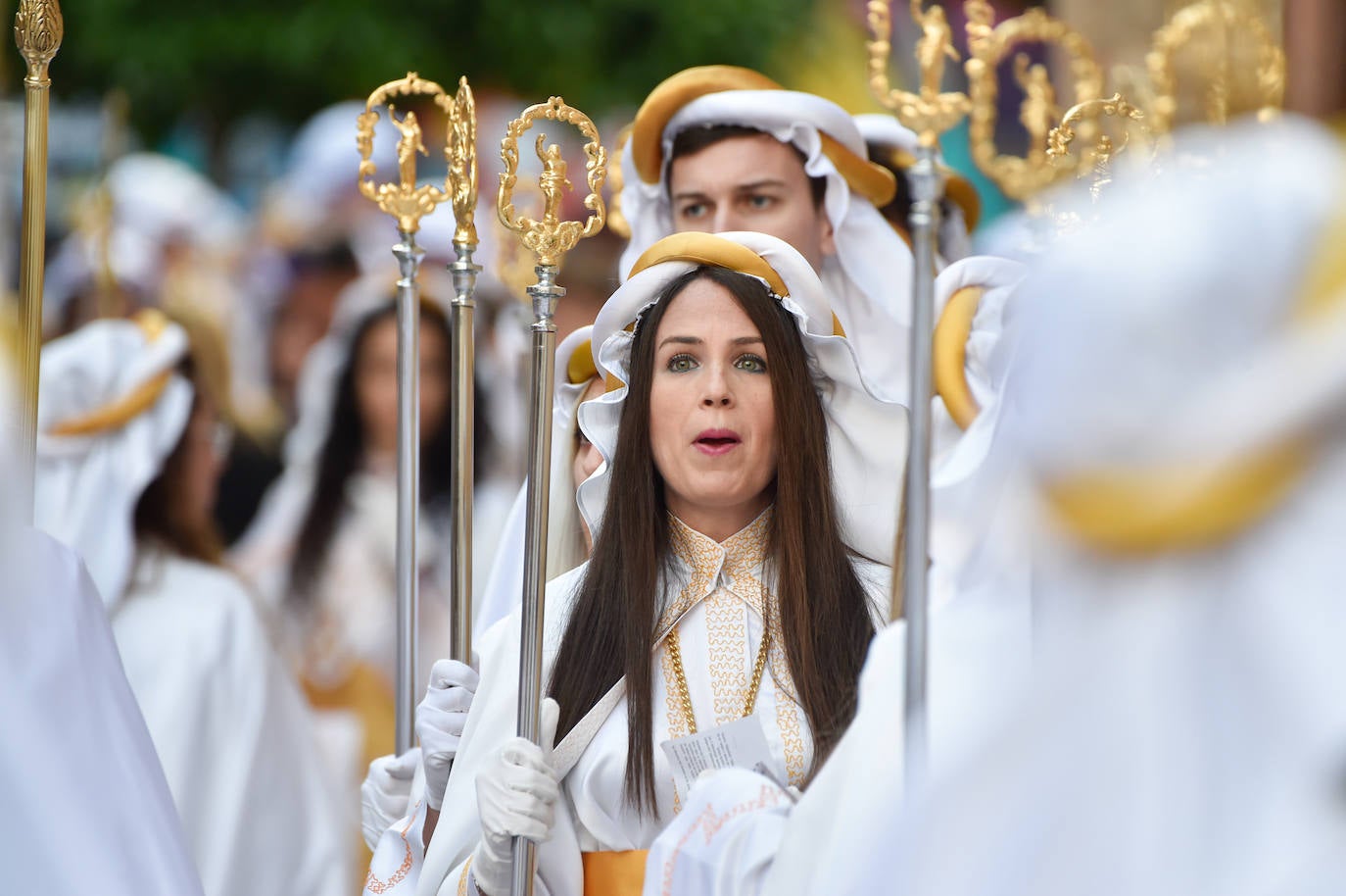 Procesión del Domingo de Resurrección en Murcia, en imágenes