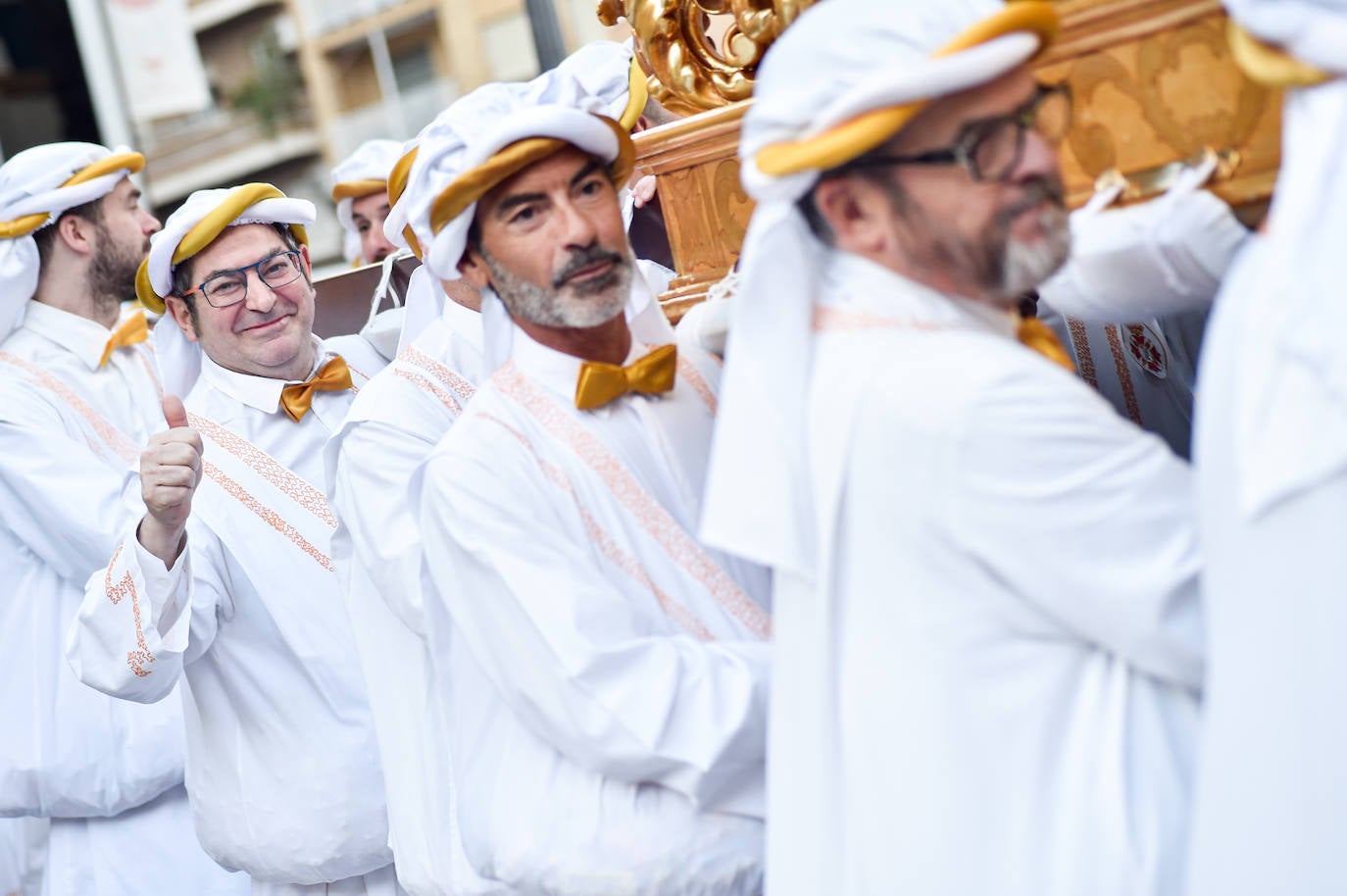 Procesión del Domingo de Resurrección en Murcia, en imágenes