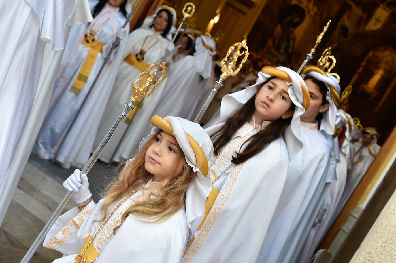 Procesión del Domingo de Resurrección en Murcia, en imágenes