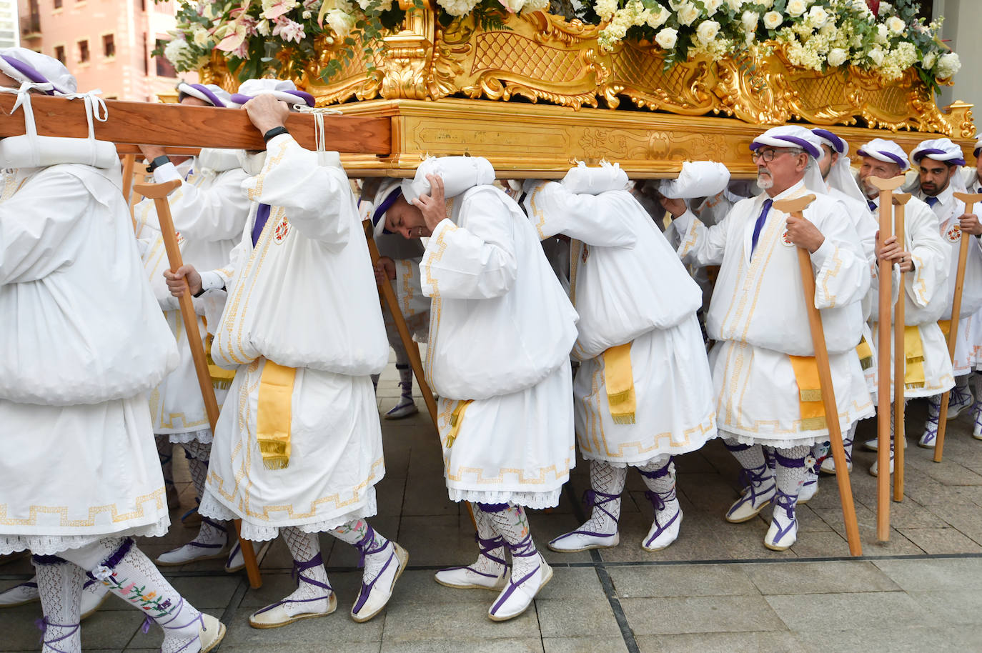 Procesión del Domingo de Resurrección en Murcia, en imágenes