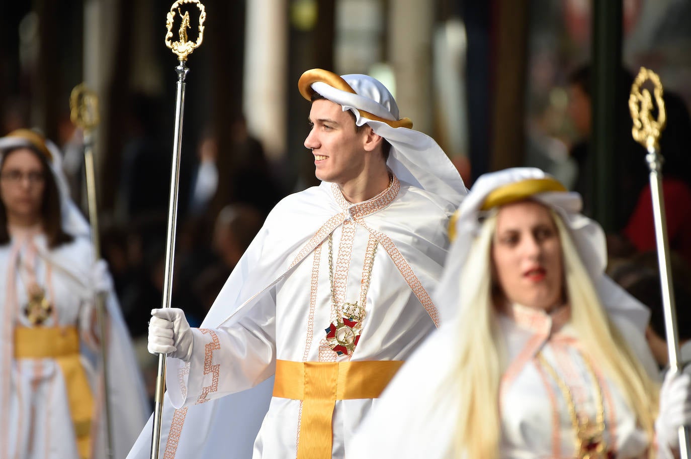 Procesión del Domingo de Resurrección en Murcia, en imágenes