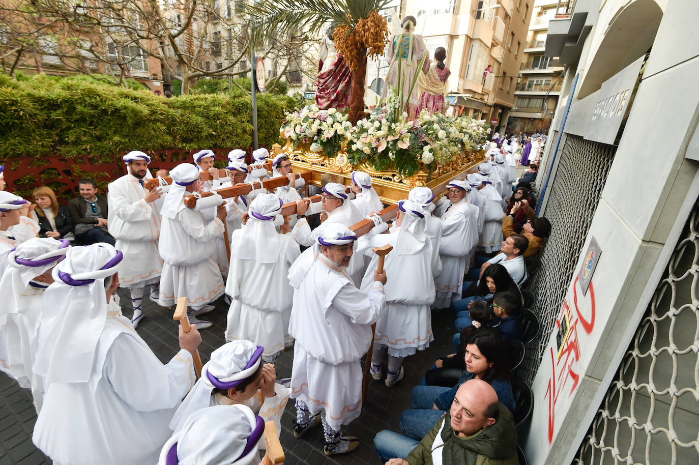 Procesión del Domingo de Resurrección en Murcia, en imágenes