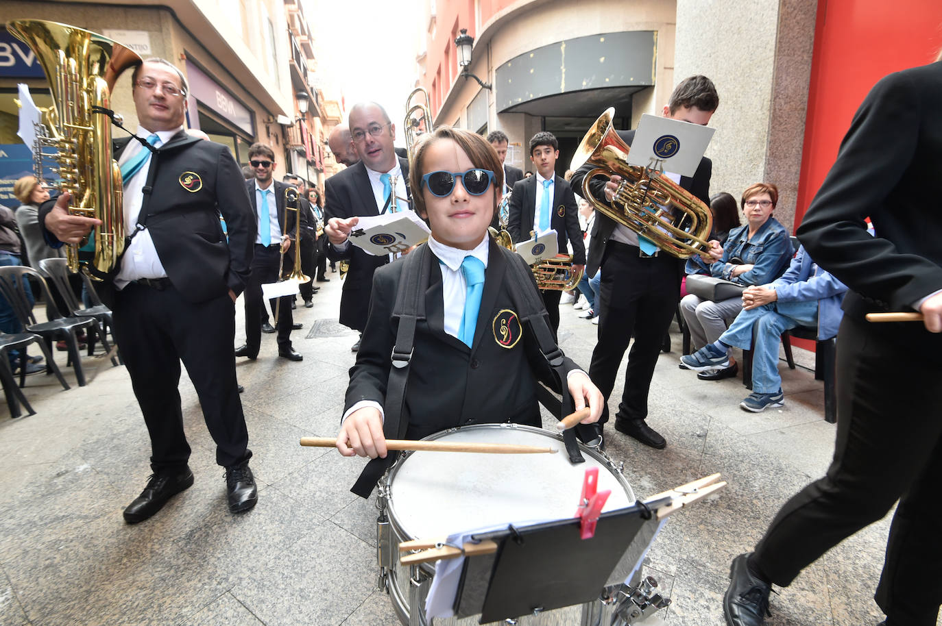 Procesión del Domingo de Resurrección en Murcia, en imágenes