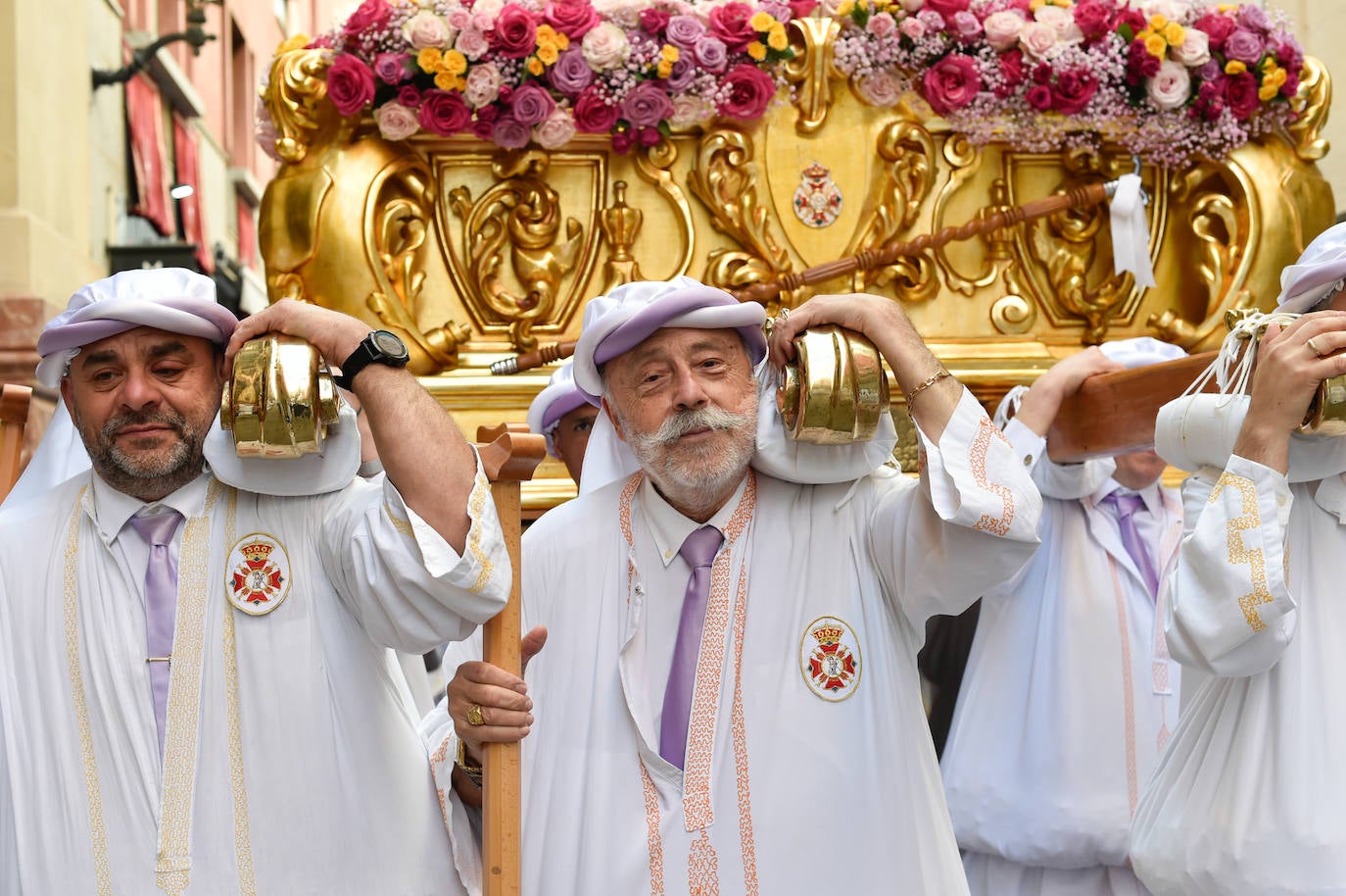 Procesión del Domingo de Resurrección en Murcia, en imágenes