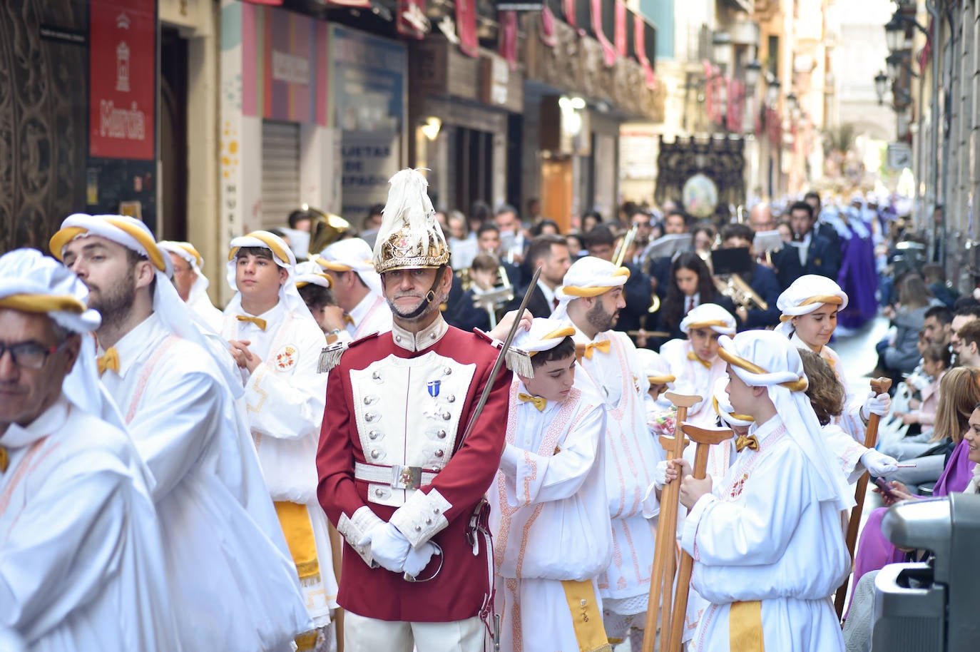 Procesión del Domingo de Resurrección en Murcia, en imágenes