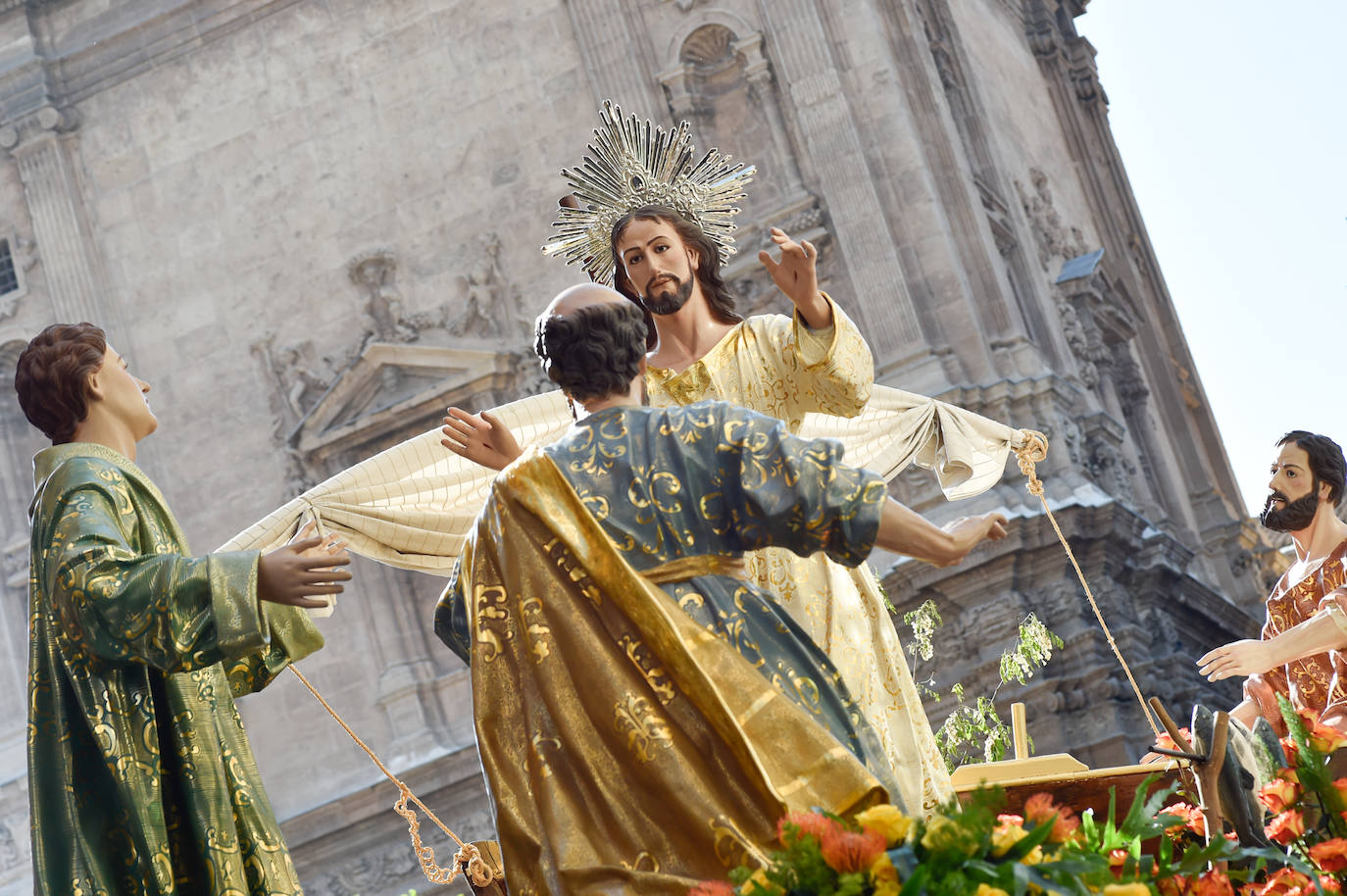 Procesión del Domingo de Resurrección en Murcia, en imágenes