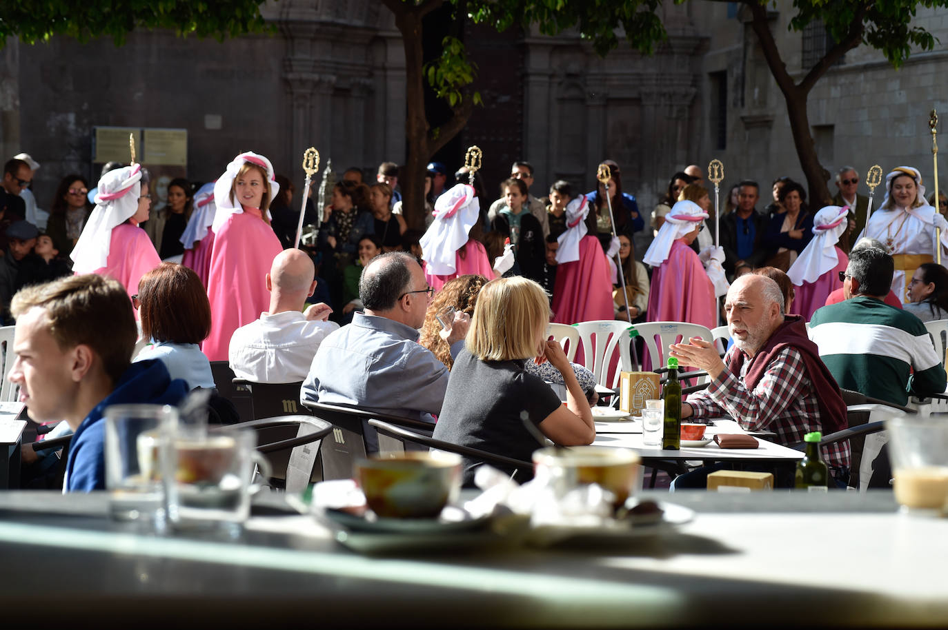 Procesión del Domingo de Resurrección en Murcia, en imágenes