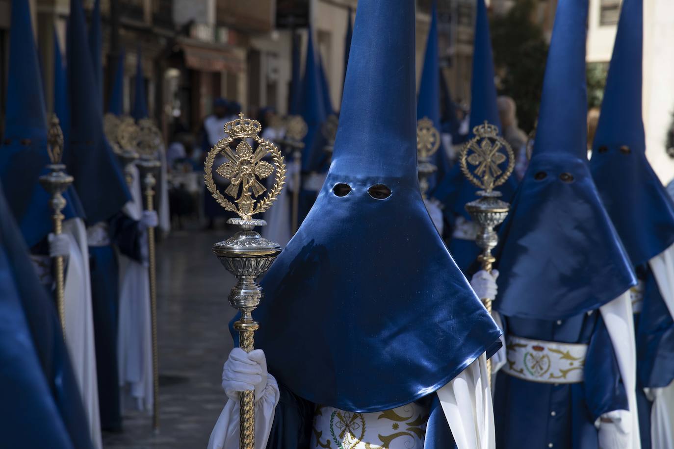 La procesión del Resucitado de Cartagena, en imágenes