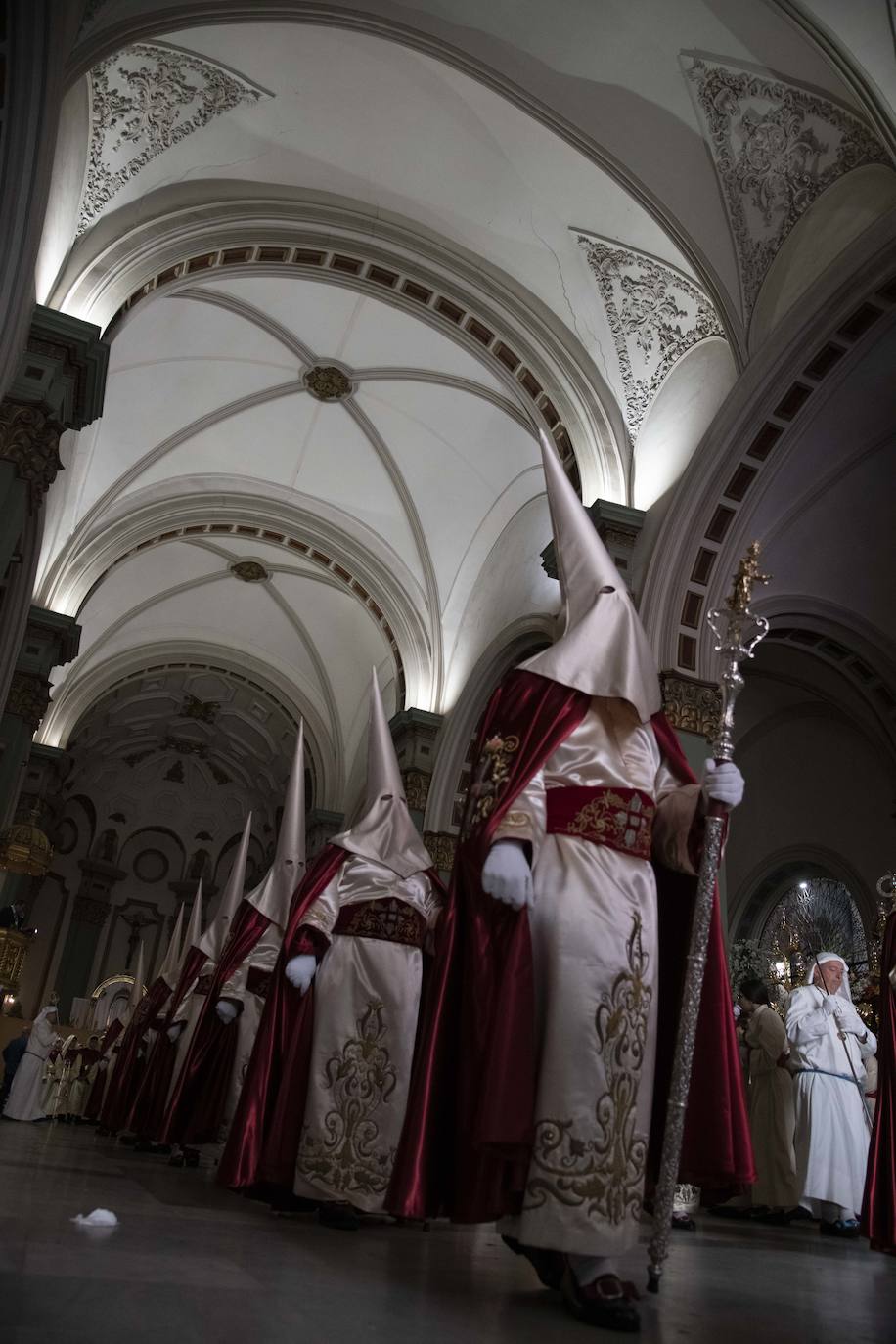 La procesión del Resucitado de Cartagena, en imágenes