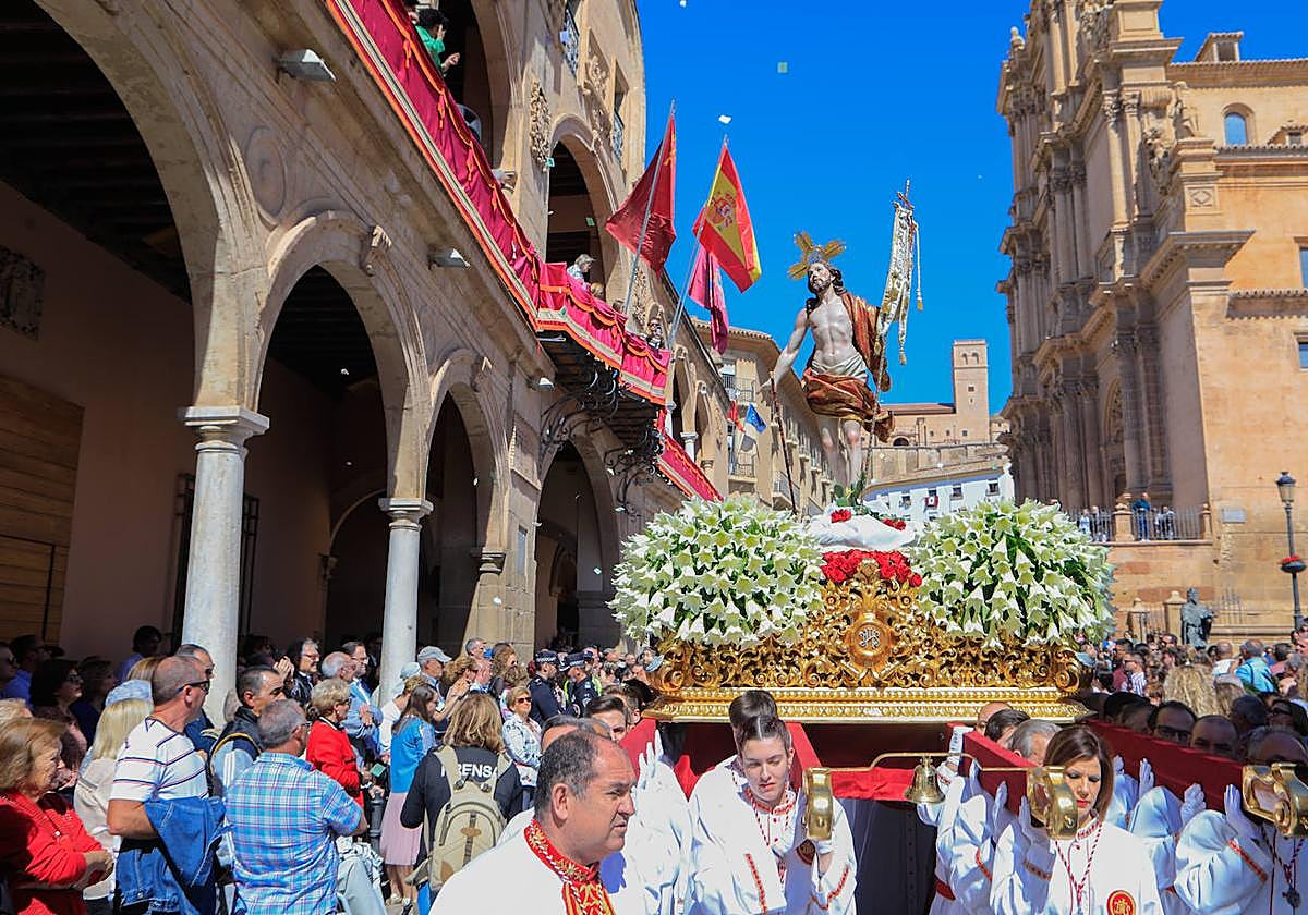 Procesión del Resucitdo en Lorca, en imágenes