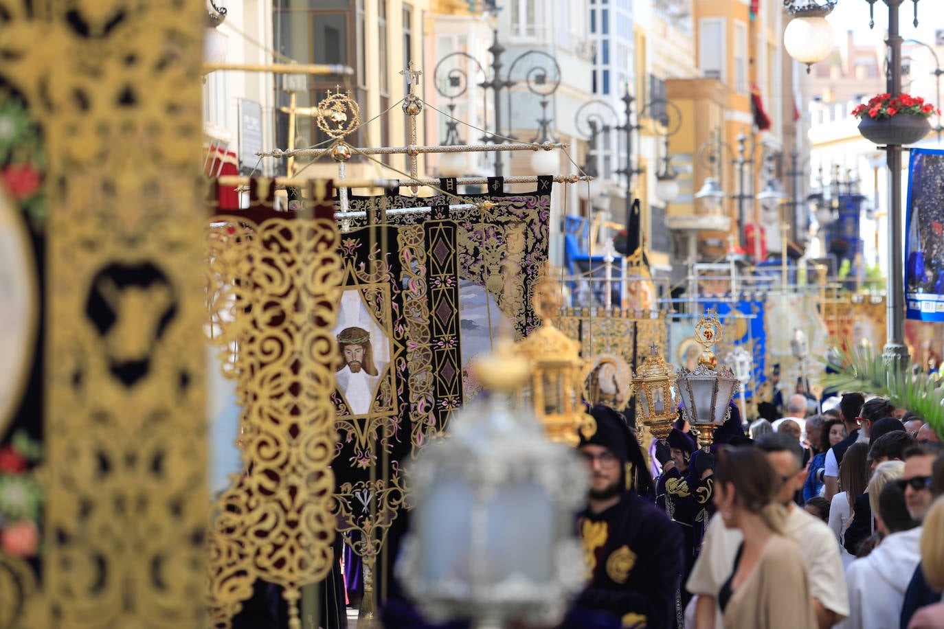 Procesión del Resucitdo en Lorca, en imágenes