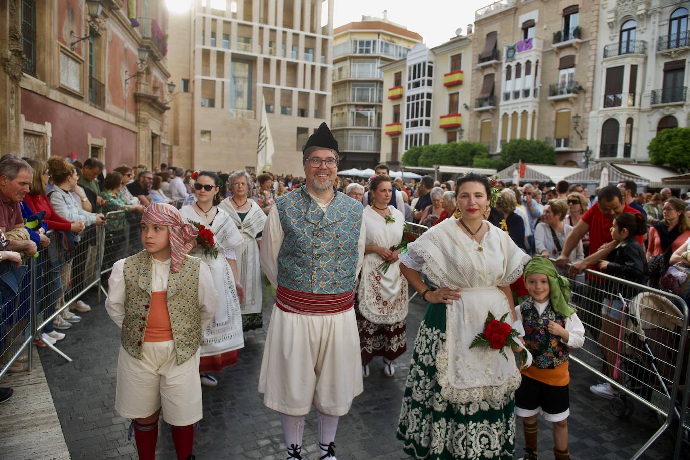 Las imágenes de la ofrenda floral a la Virgen de la Fuensanta