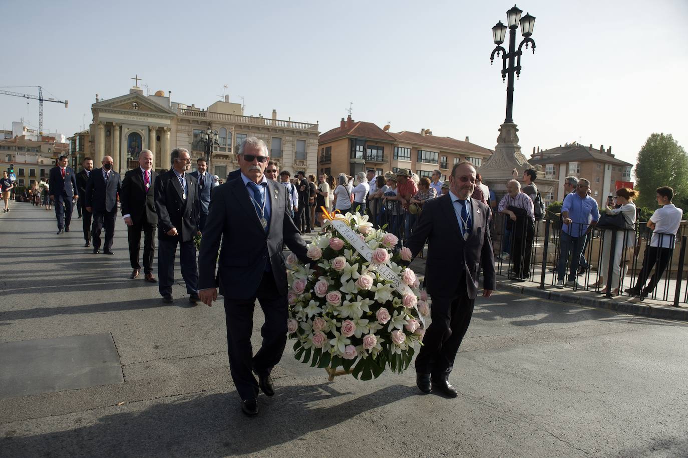 Las imágenes de la ofrenda floral a la Virgen de la Fuensanta