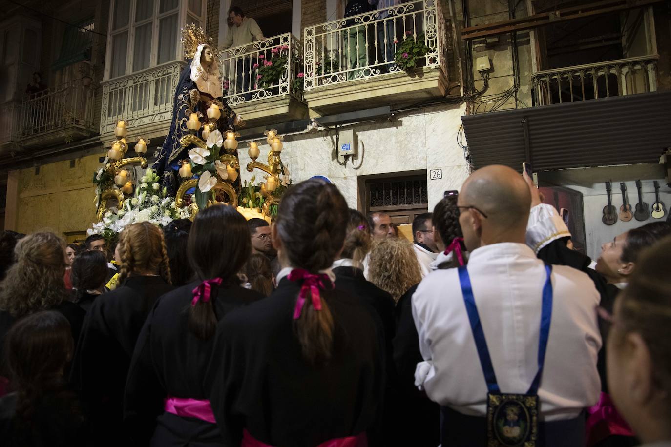 Las imágenes de la procesión Prendimiento el lunes en Cartagena